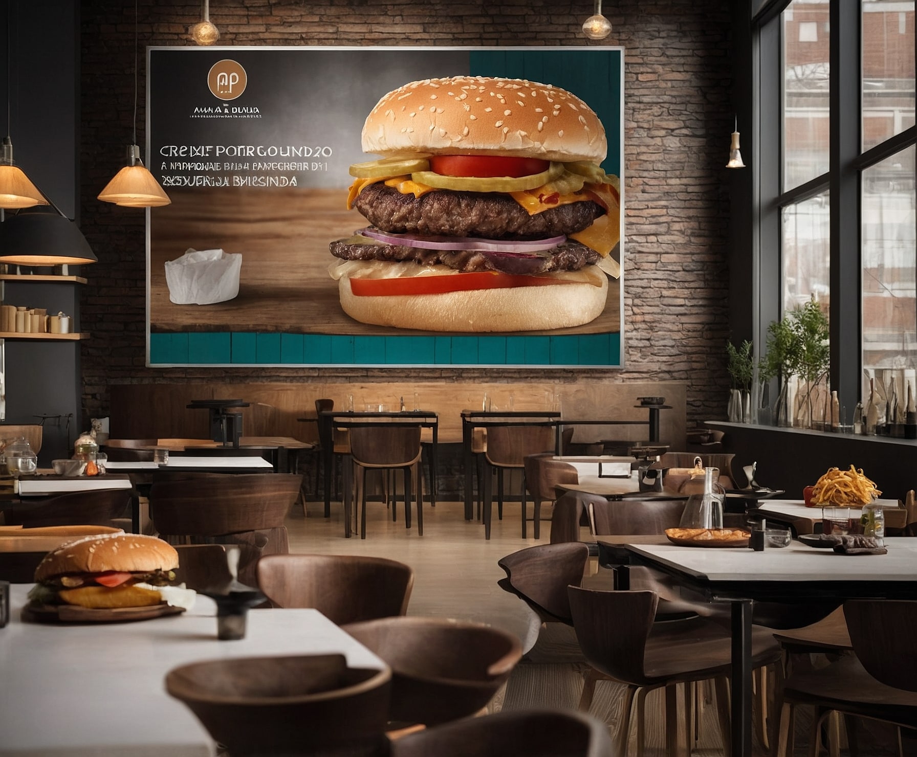 Hamburguesa gourmet con ingredientes únicos