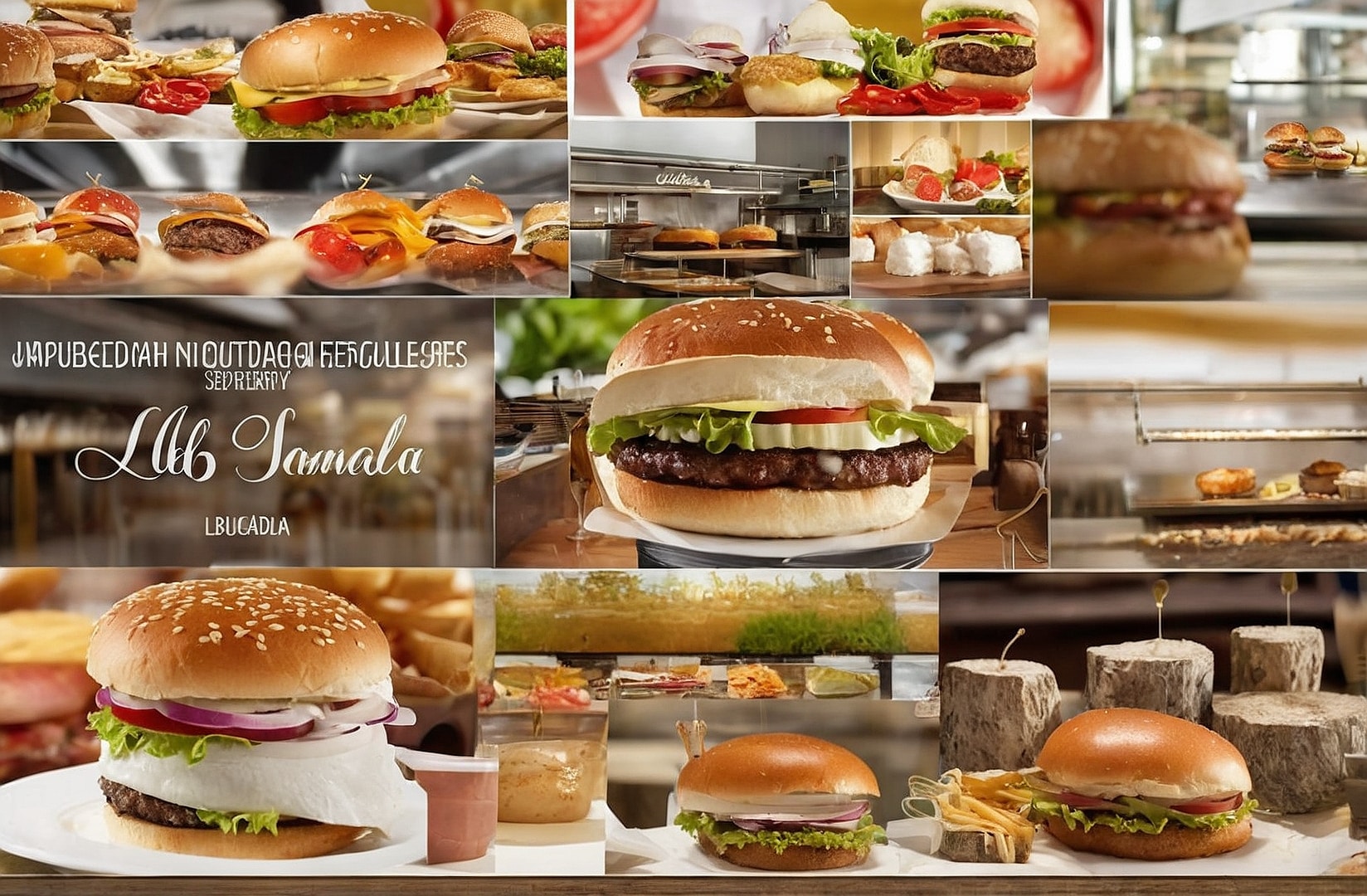 Hamburguesa con ingredientes frescos