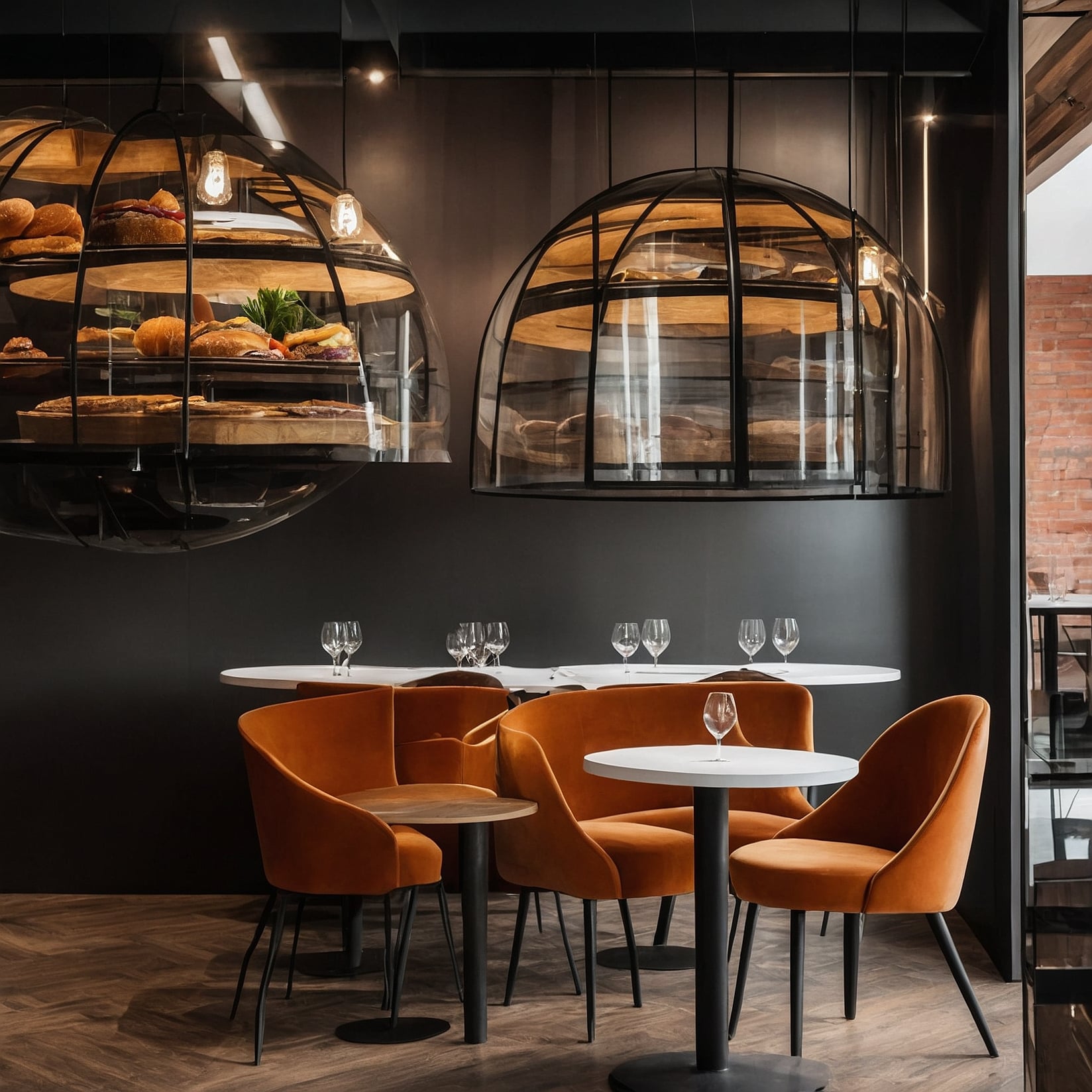 Entorno sofisticado con platos gourmet
